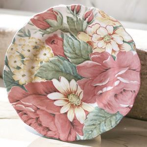 Nikko Fine Tableware English Garden Floral Design Salad Plate Japan 8”